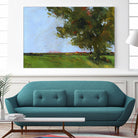 Autumn Oak and Empty Fields by Paul Bailey on GIANT ART - multicolor landscapes; contemporary