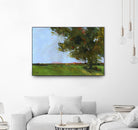 Autumn Oak and Empty Fields by Paul Bailey on GIANT ART - multicolor landscapes; contemporary