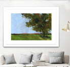 Autumn Oak and Empty Fields by Paul Bailey on GIANT ART - multicolor landscapes; contemporary