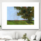 Autumn Oak and Empty Fields by Paul Bailey on GIANT ART - multicolor landscapes; contemporary