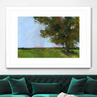 Autumn Oak and Empty Fields by Paul Bailey on GIANT ART - multicolor landscapes; contemporary