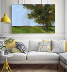 Autumn Oak and Empty Fields by Paul Bailey on GIANT ART - multicolor landscapes; contemporary