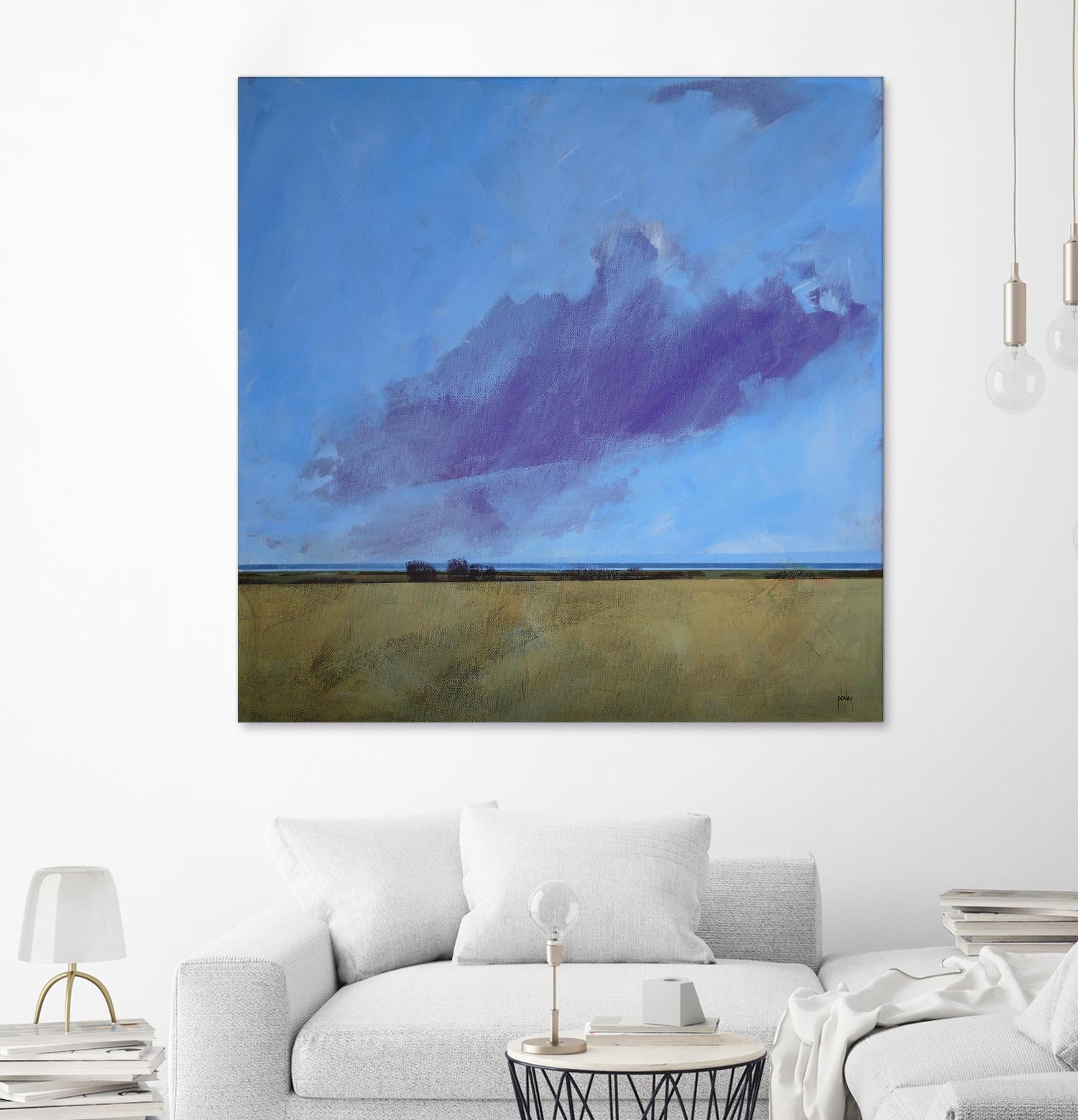 Distant River by Paul Bailey on GIANT ART - multicolor landscapes; contemporary