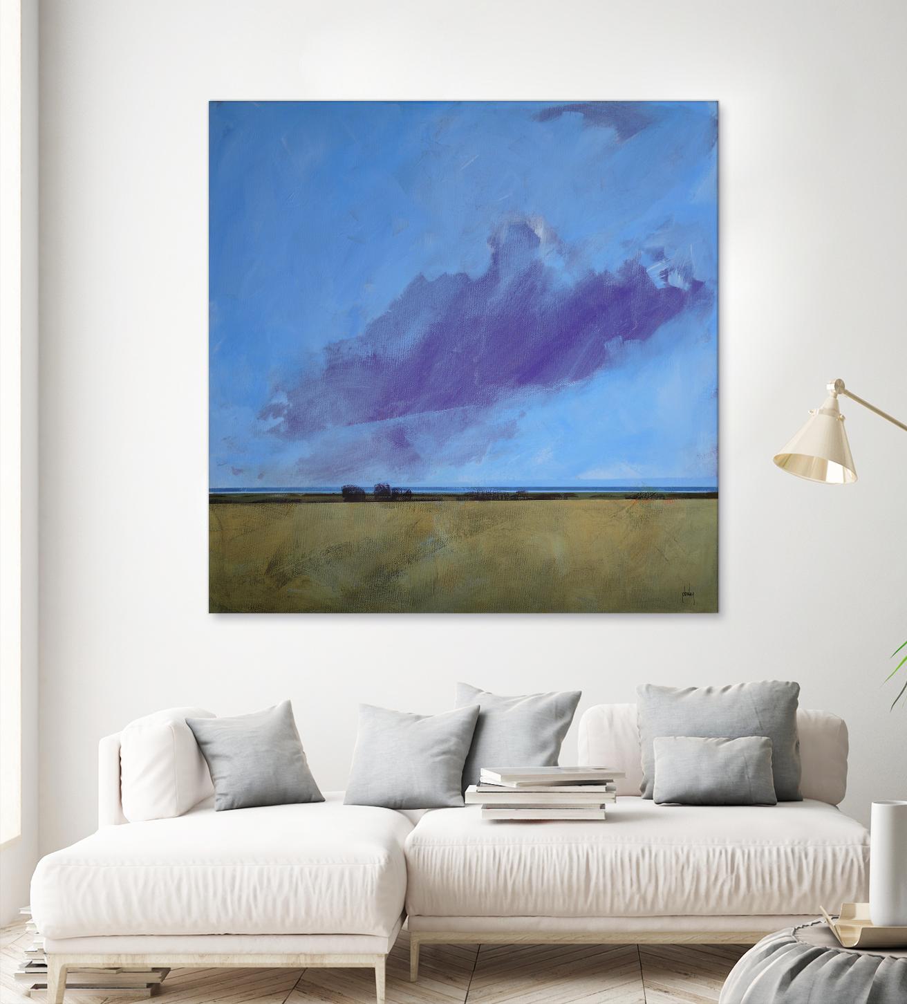 Distant River by Paul Bailey on GIANT ART - multicolor landscapes; contemporary