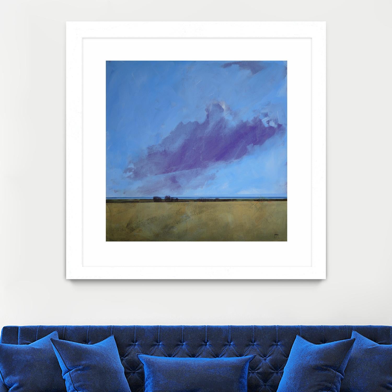 Distant River by Paul Bailey on GIANT ART - multicolor landscapes; contemporary