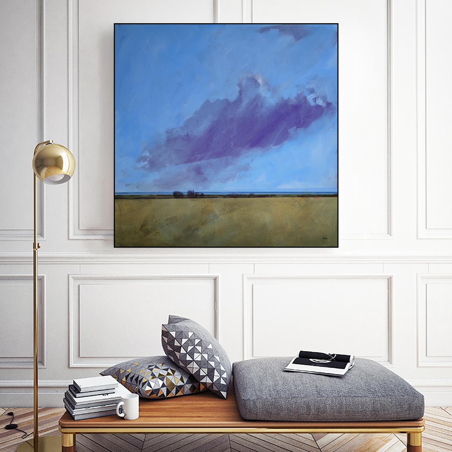 Distant River by Paul Bailey on GIANT ART - multicolor landscapes; contemporary