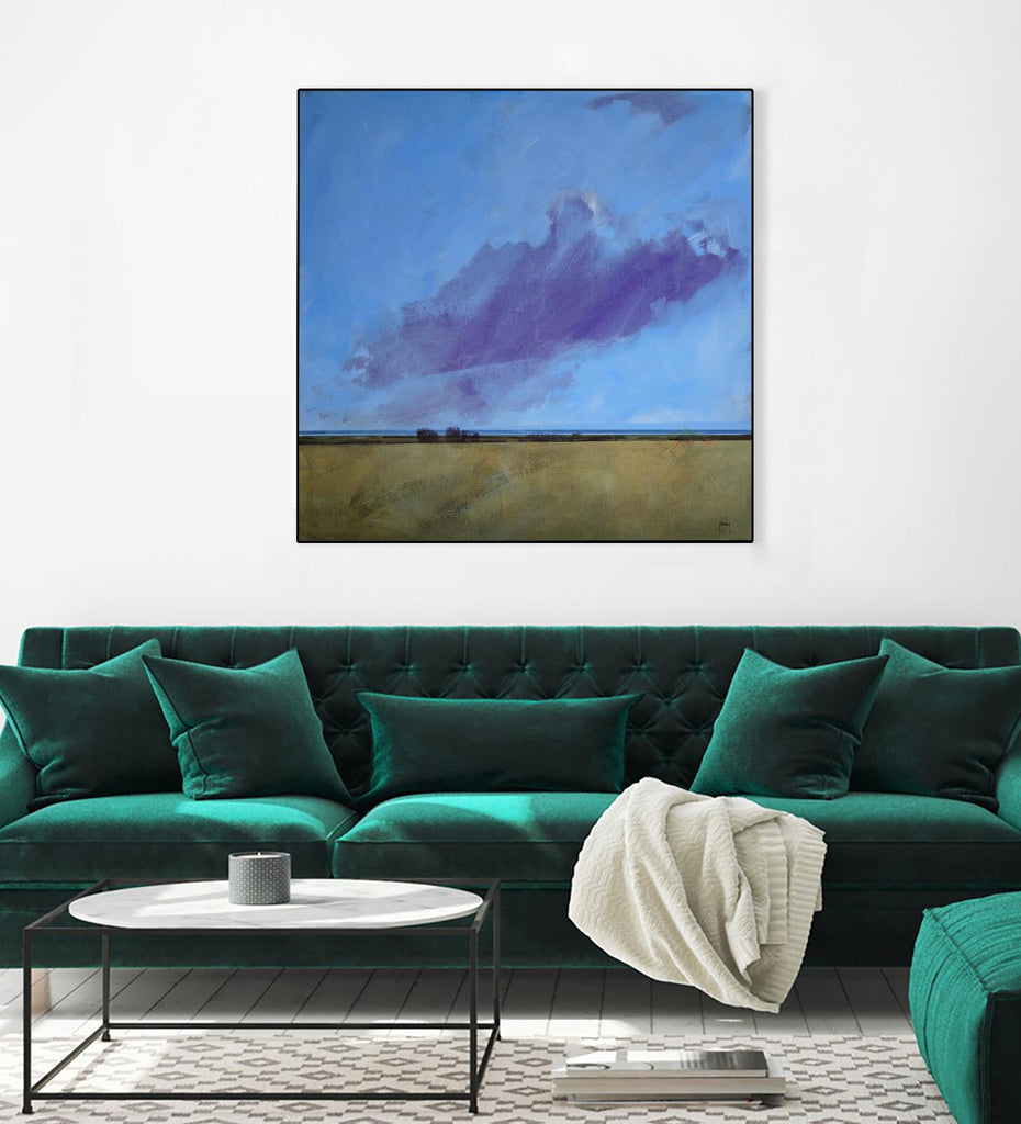 Distant River by Paul Bailey on GIANT ART - multicolor landscapes; contemporary