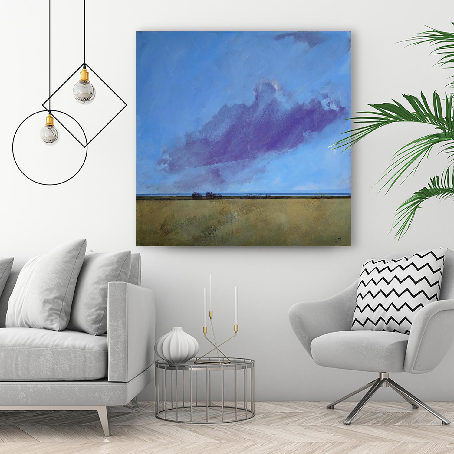 Distant River by Paul Bailey on GIANT ART - multicolor landscapes; contemporary