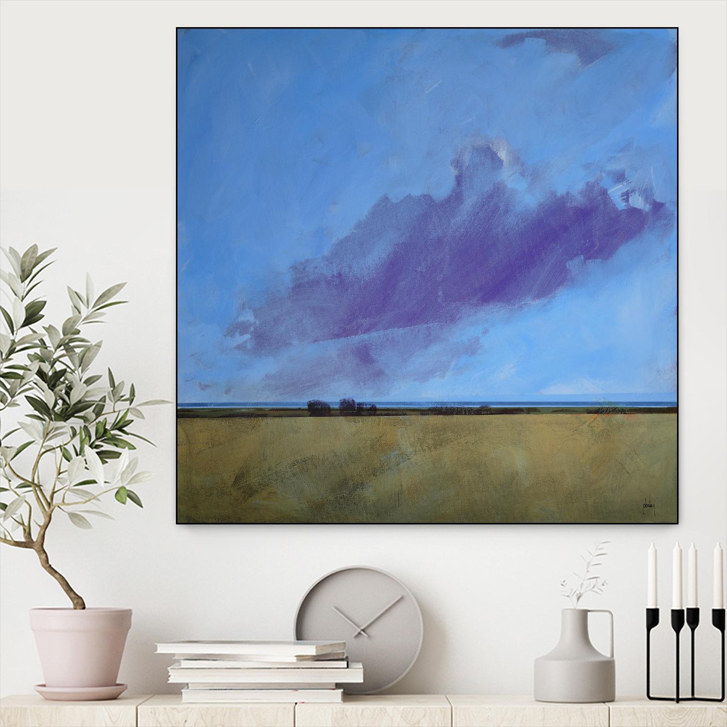 Distant River by Paul Bailey on GIANT ART - multicolor landscapes; contemporary