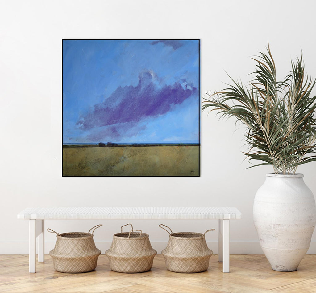 Distant River by Paul Bailey on GIANT ART - multicolor landscapes; contemporary