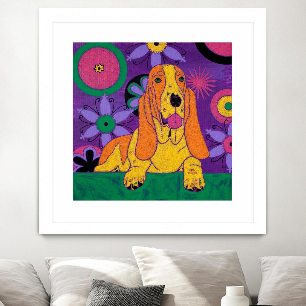 Hush Puppeh by Angela Bond on GIANT ART - multicolor animals; contemporary