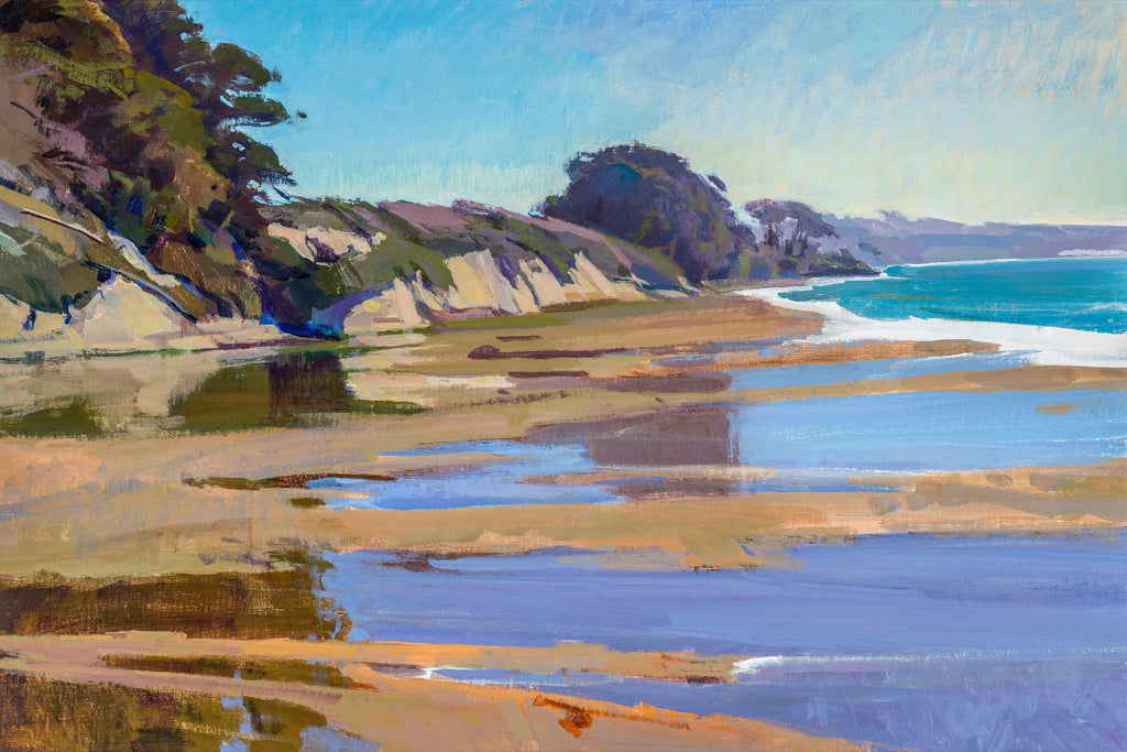 October High Tide by Marcia Burtt on GIANT ART - multicolor coastal; landscapes; contemporary