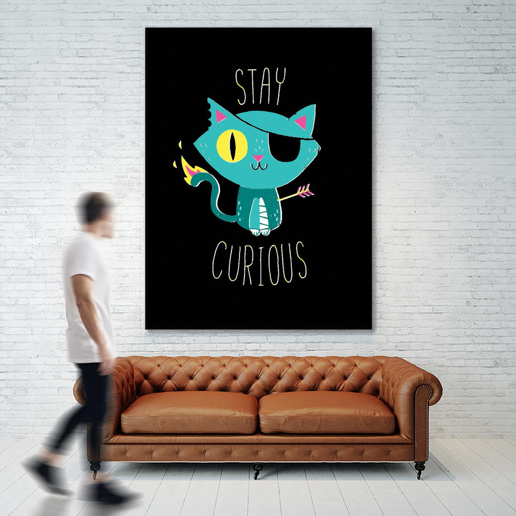 Stay Curious by Michael Buxton on GIANT ART - multicolor urban/pop surrealism; novelty; inspirational