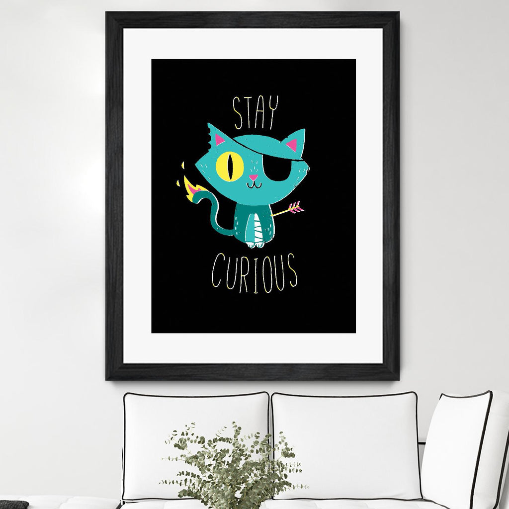Stay Curious by Michael Buxton on GIANT ART - multicolor urban/pop surrealism; novelty; inspirational