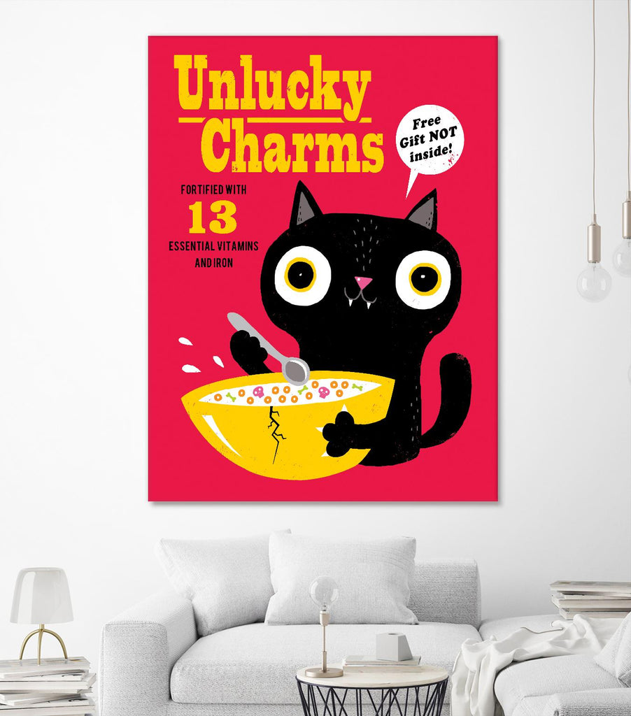 Unlucky Charms by Michael Buxton on GIANT ART - multicolor urban/pop surrealism; novelty; children; cuisine