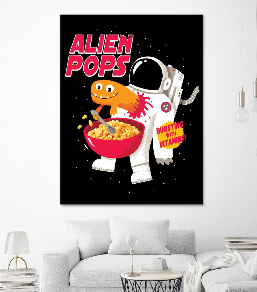 Alien Pops by Michael Buxton on GIANT ART - multicolor urban/pop surrealism; novelty; children; cuisine