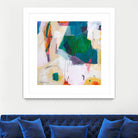 Oide 4 by Pamela K Beer on GIANT ART - yellow,blue abstracts, contemporary