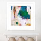 Oide 4 by Pamela K Beer on GIANT ART - yellow,blue abstracts, contemporary