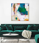 Oide 4 by Pamela K Beer on GIANT ART - yellow,blue abstracts, contemporary