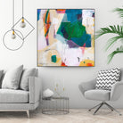 Oide 4 by Pamela K Beer on GIANT ART - yellow,blue abstracts, contemporary