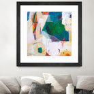 Oide 4 by Pamela K Beer on GIANT ART - yellow,blue abstracts, contemporary