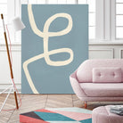 Unrestricted by Bronwyn Baker on GIANT ART - blue, white abstracts, contemporary