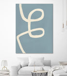 Unrestricted by Bronwyn Baker on GIANT ART - blue, white abstracts, contemporary