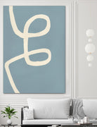 Unrestricted by Bronwyn Baker on GIANT ART - blue, white abstracts, contemporary