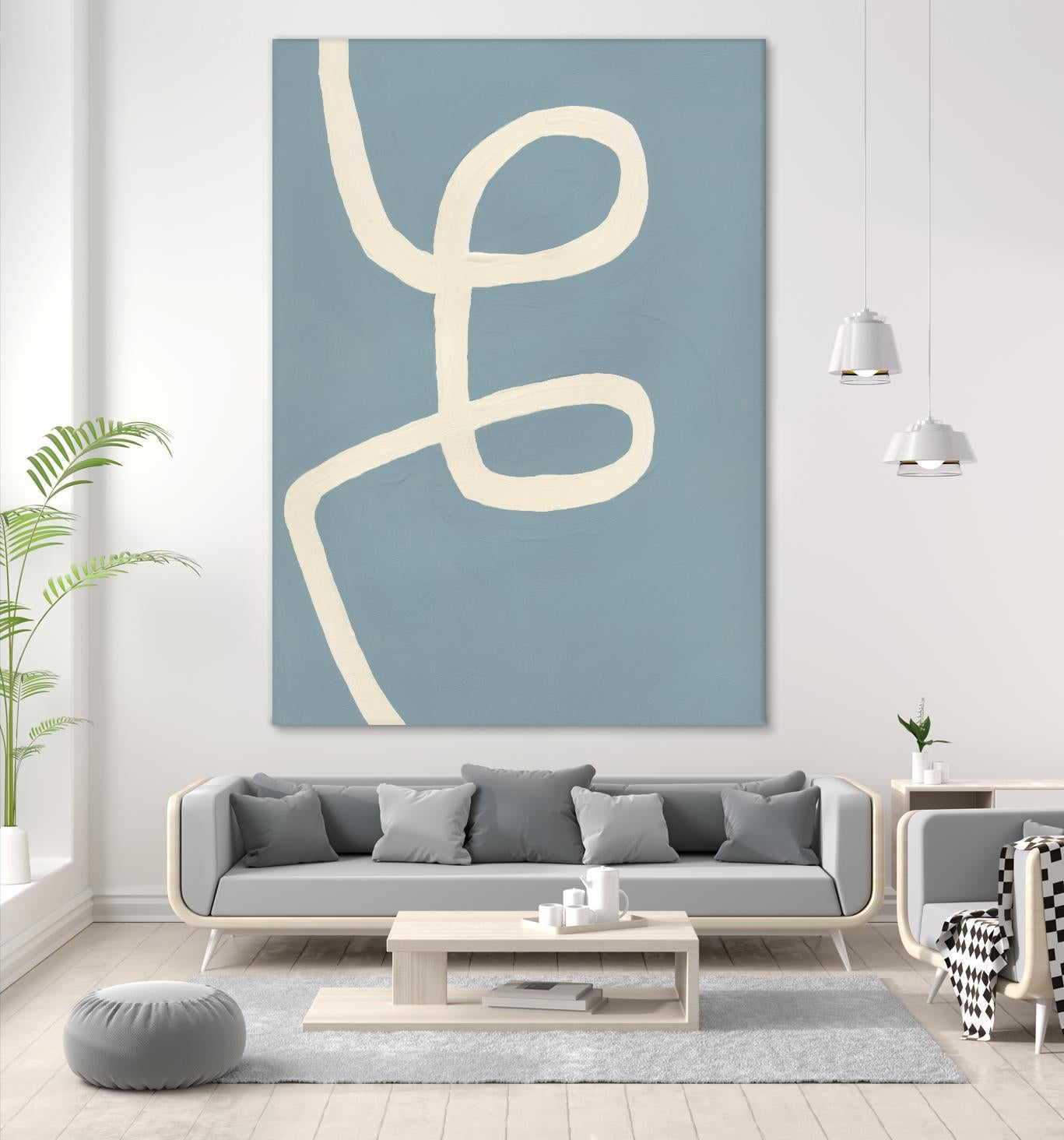 Unrestricted by Bronwyn Baker on GIANT ART - blue, white abstracts, contemporary