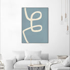 Unrestricted by Bronwyn Baker on GIANT ART - blue, white abstracts, contemporary