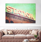 All aboard by Sylvia Coomes on GIANT ART - brown contemporary