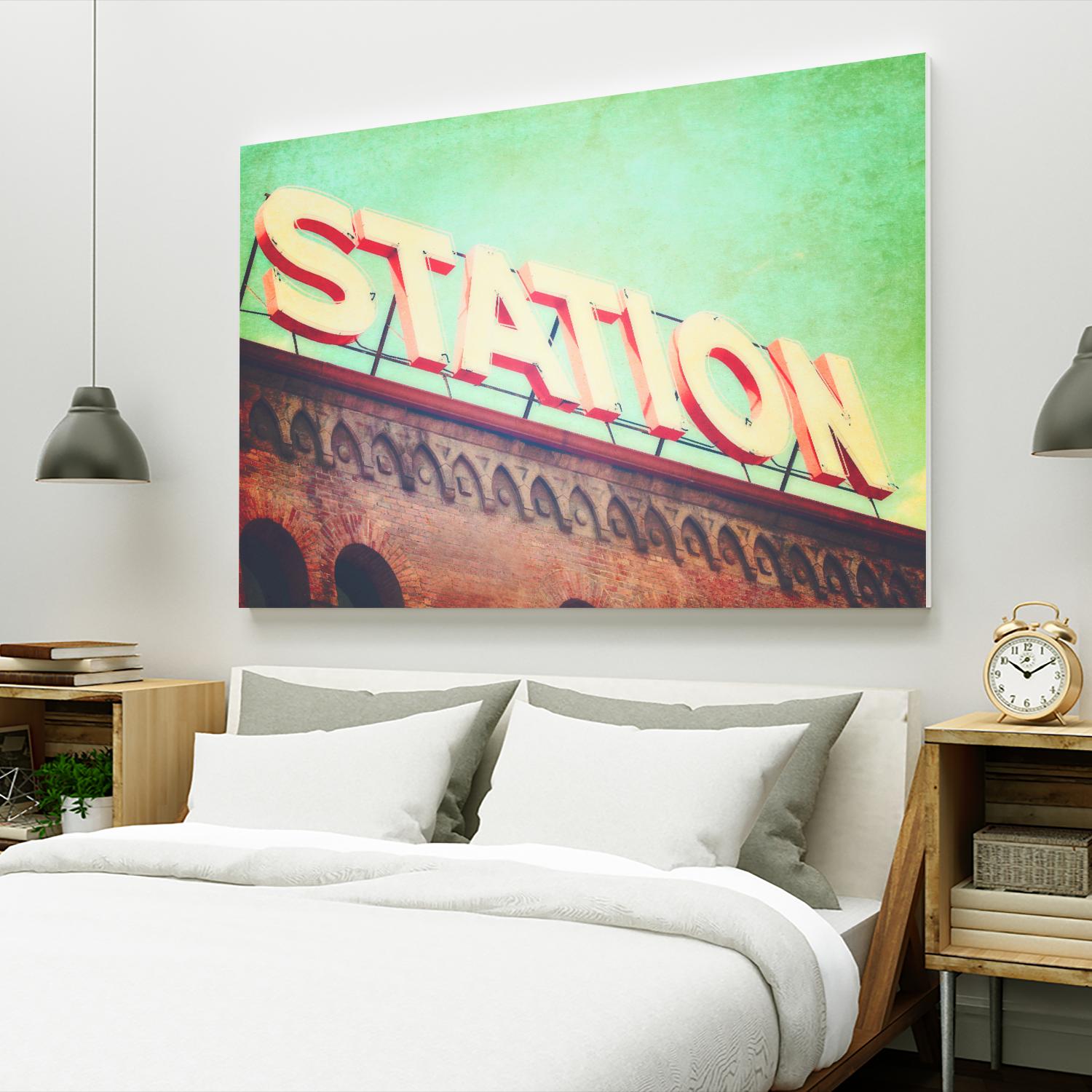 All aboard by Sylvia Coomes on GIANT ART - brown contemporary