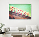 All aboard by Sylvia Coomes on GIANT ART - brown contemporary