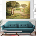 Sunday Stroll by Sylvia Coomes on GIANT ART - beige landscape