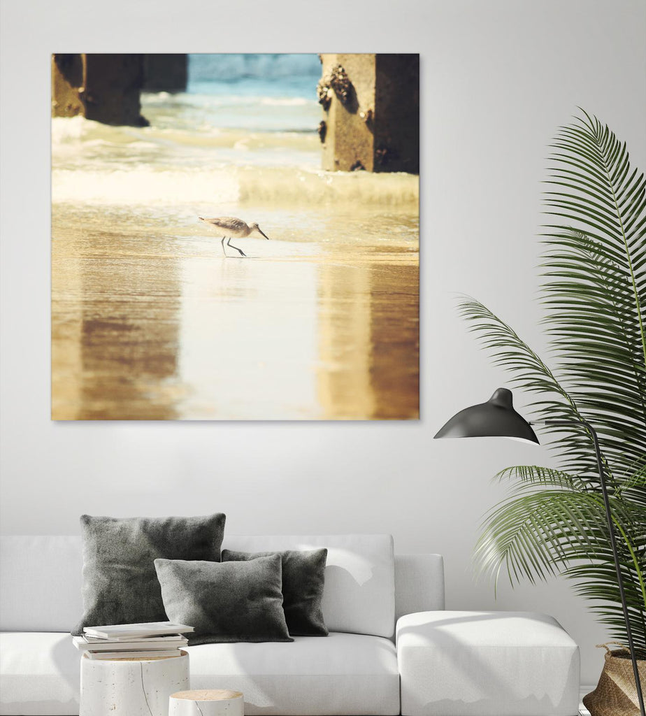 Walking on the Beach by Sylvia Coomes on GIANT ART - brown nautical