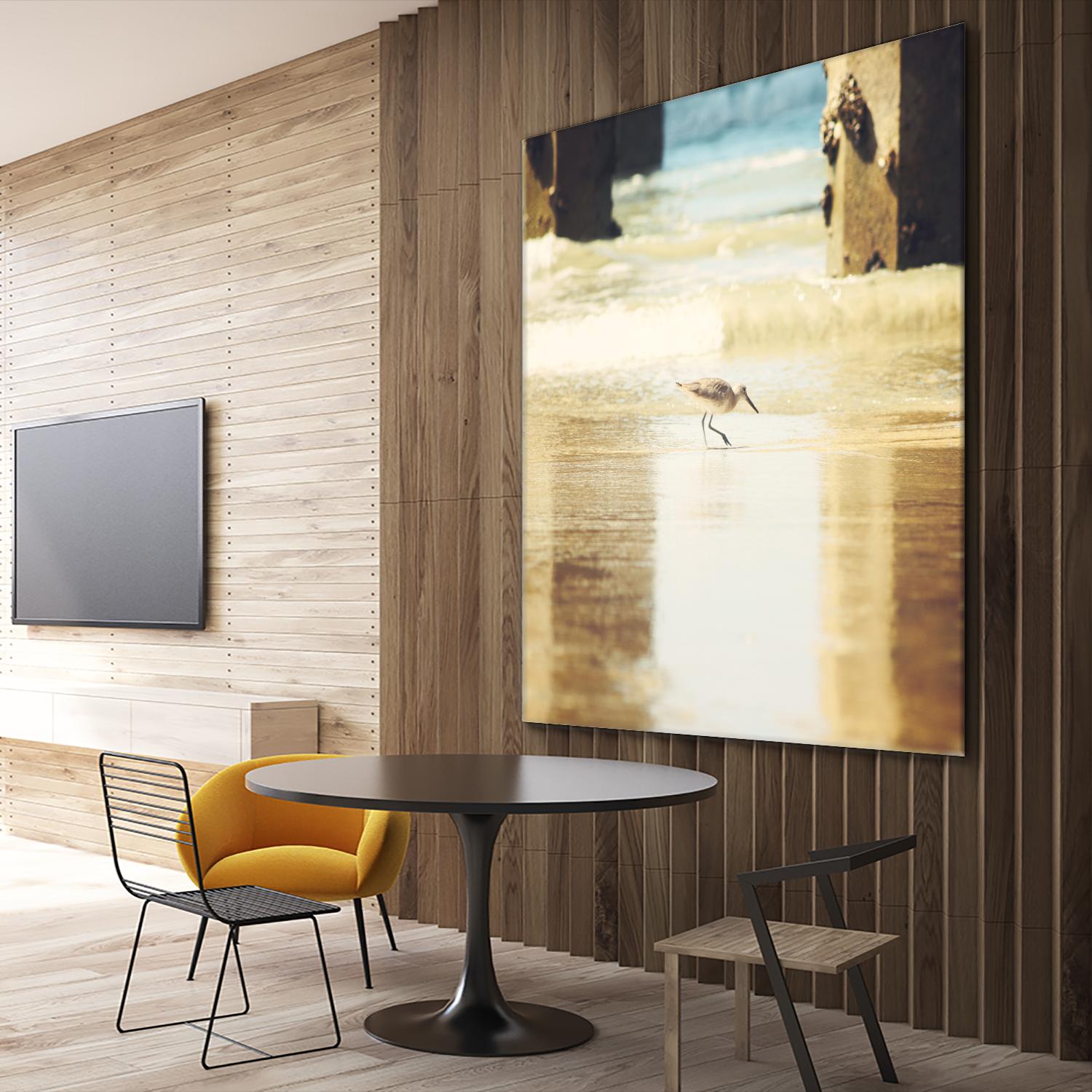 Walking on the Beach by Sylvia Coomes on GIANT ART - brown nautical