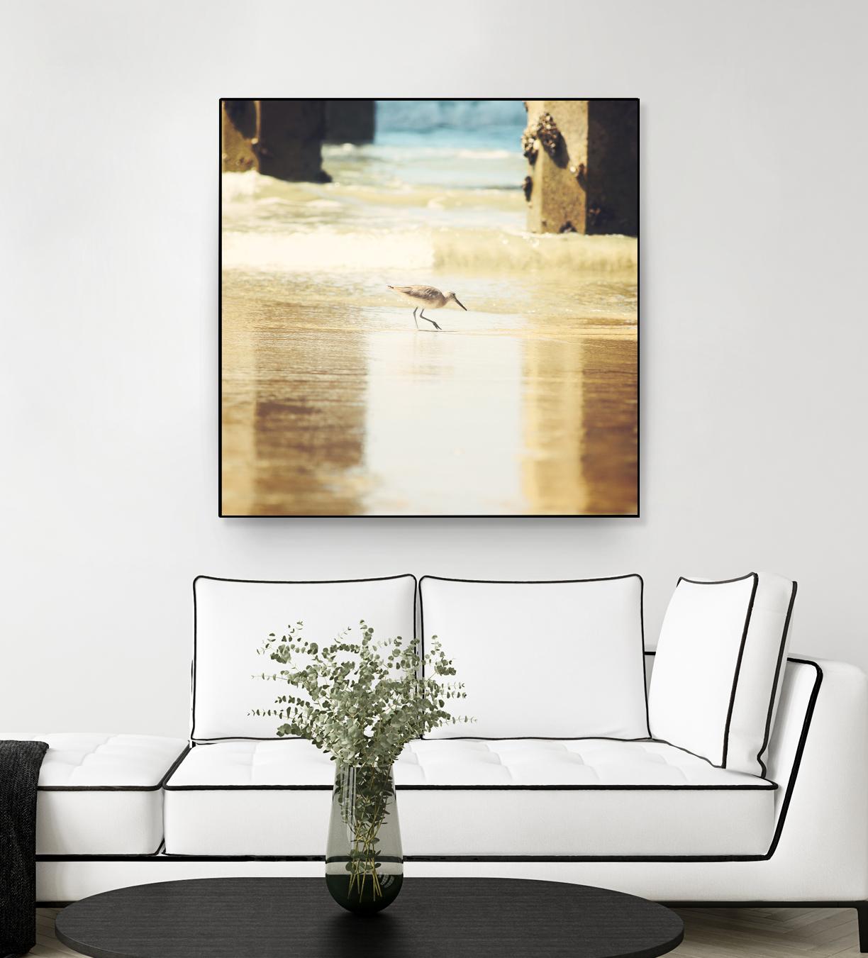 Walking on the Beach by Sylvia Coomes on GIANT ART - brown nautical