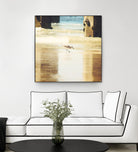 Walking on the Beach by Sylvia Coomes on GIANT ART - brown nautical