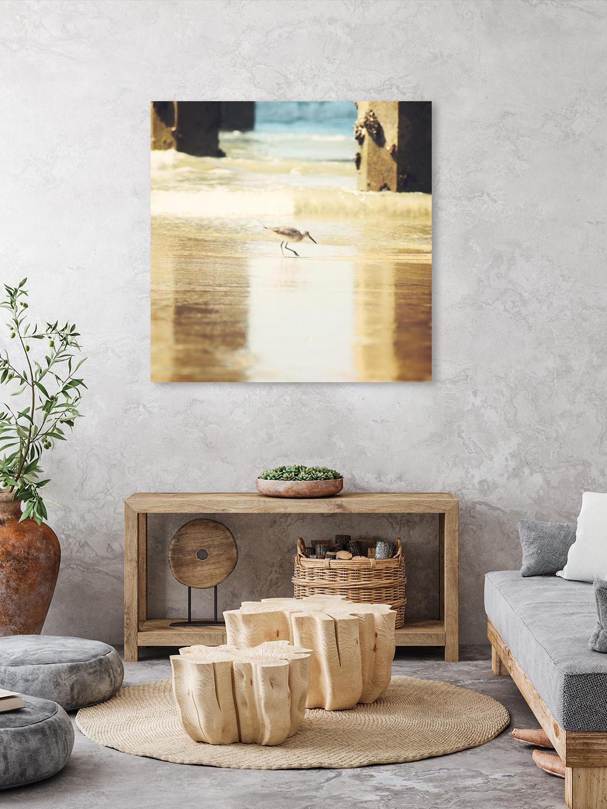 Walking on the Beach by Sylvia Coomes on GIANT ART - brown nautical