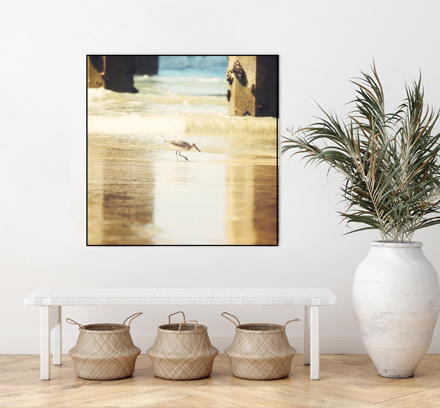 Walking on the Beach by Sylvia Coomes on GIANT ART - brown nautical