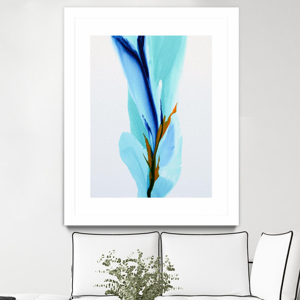 Springs Calling Card by Patricia Coulter on GIANT ART - blue abstract