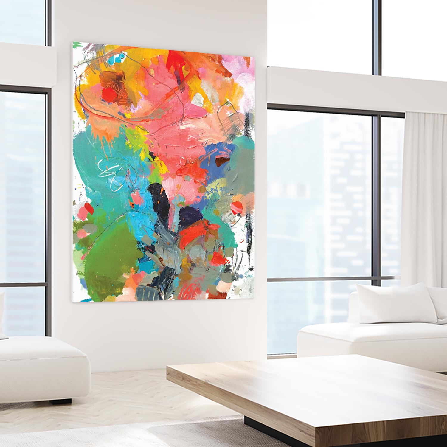 Pear by Niya Christine on GIANT ART - multicolor abstracts, contemporary