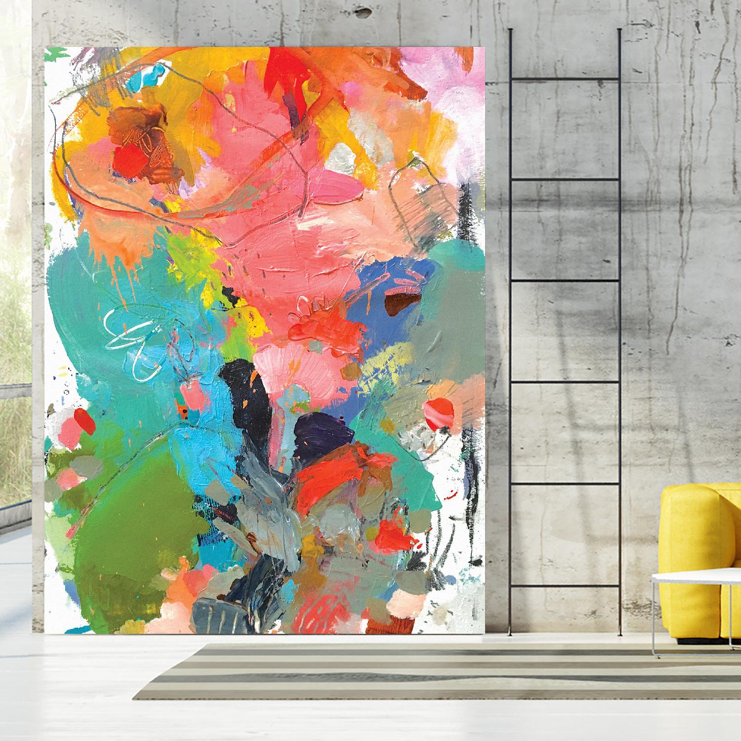 Pear by Niya Christine on GIANT ART - multicolor abstracts, contemporary