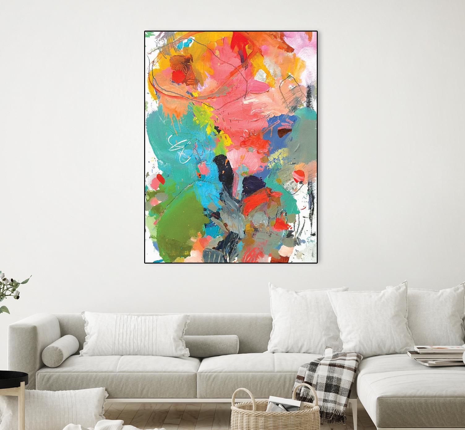 Pear by Niya Christine on GIANT ART - multicolor abstracts, contemporary