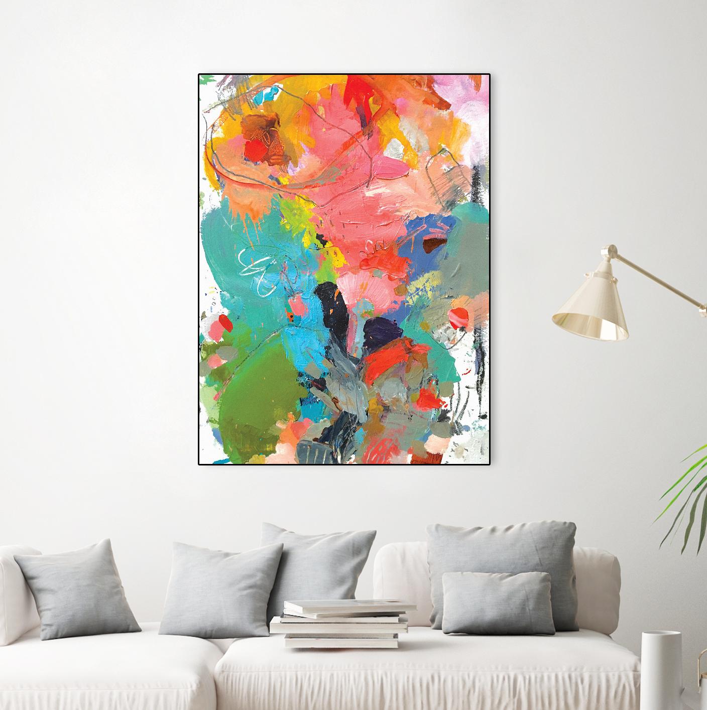 Pear by Niya Christine on GIANT ART - multicolor abstracts, contemporary