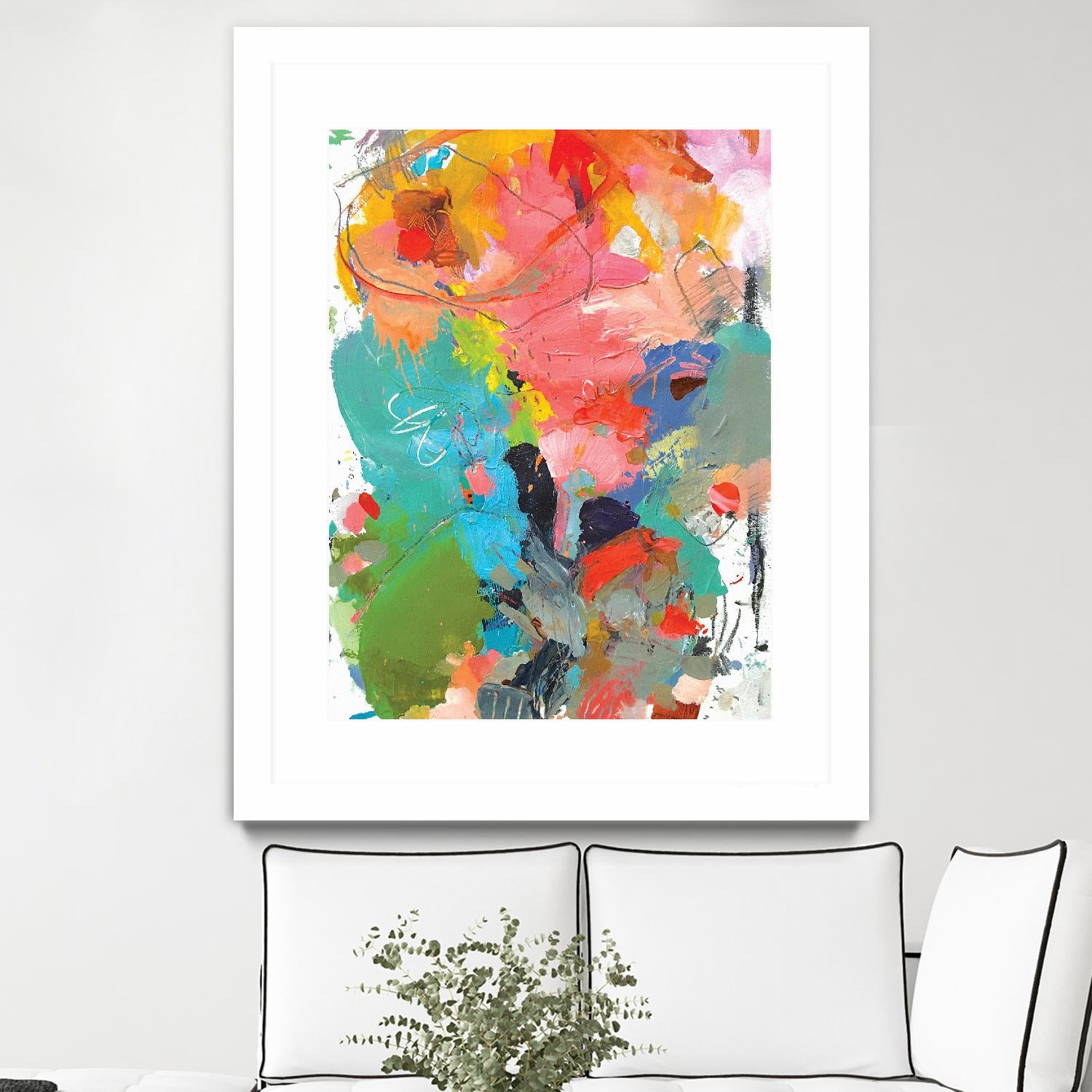 Pear by Niya Christine on GIANT ART - multicolor abstracts, contemporary