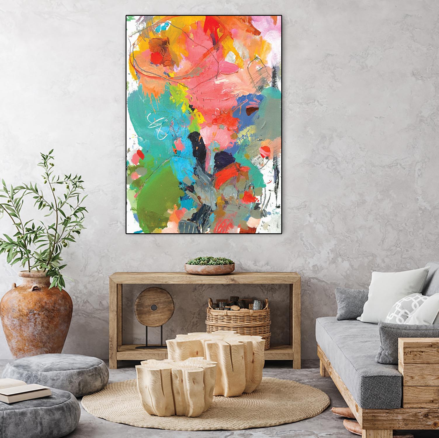 Pear by Niya Christine on GIANT ART - multicolor abstracts, contemporary