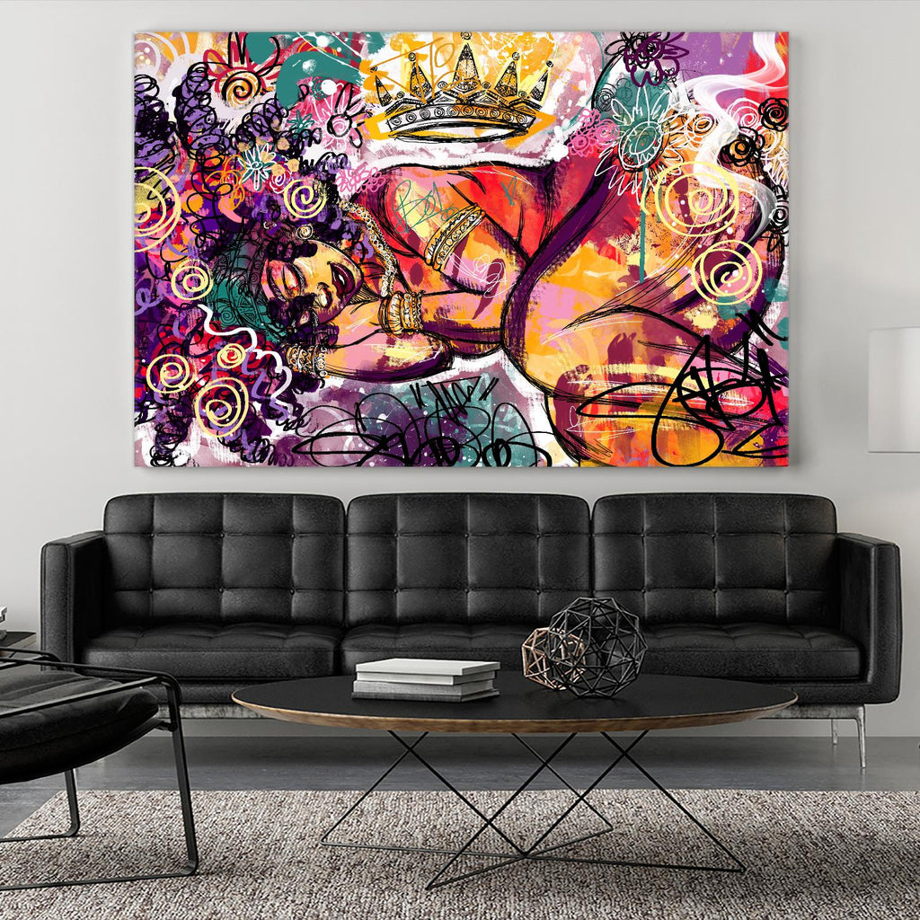Radiance by Justin Copeland on GIANT ART - multicolor ethnic; figurative; contemporary