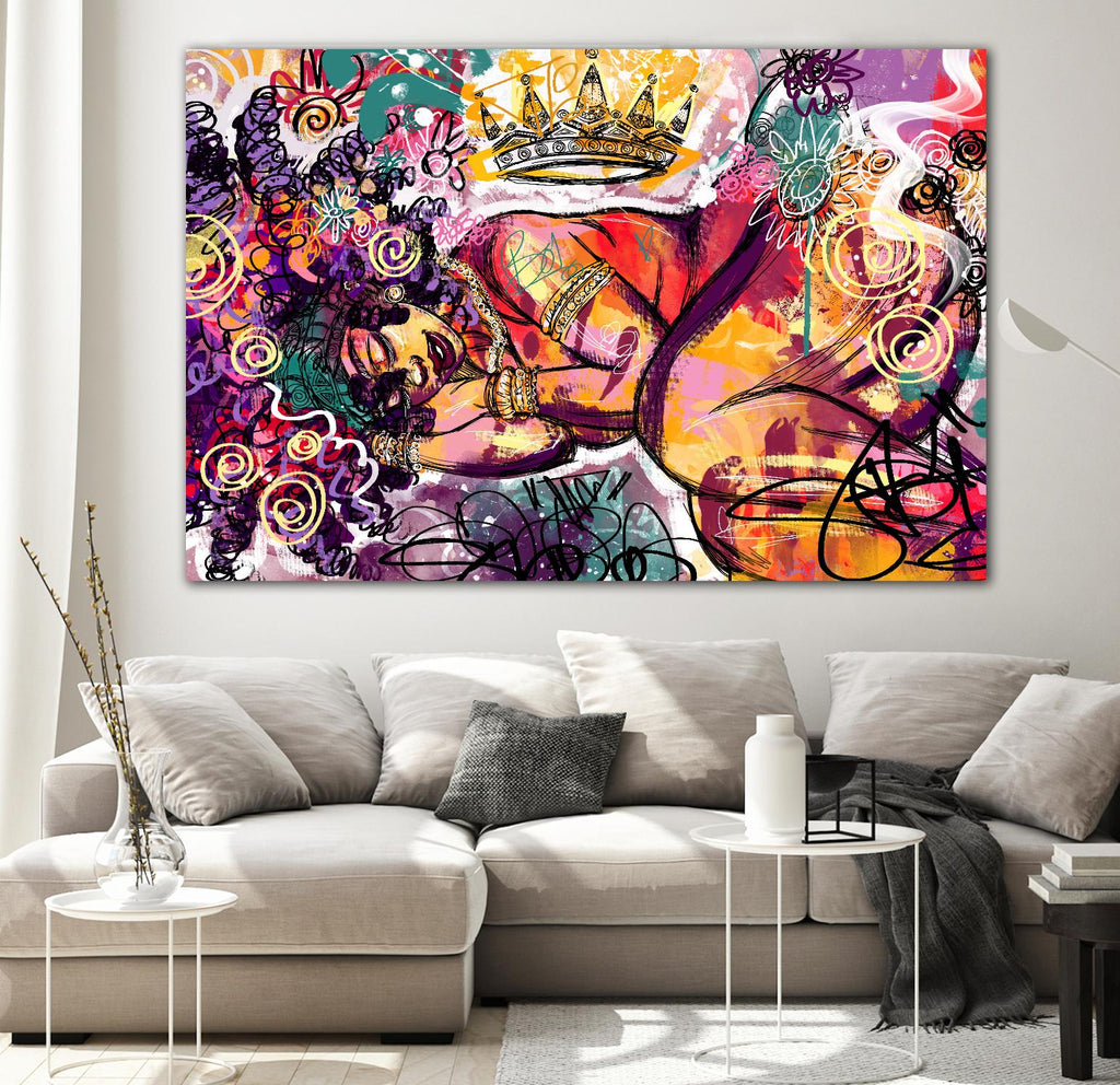 Radiance by Justin Copeland on GIANT ART - multicolor ethnic; figurative; contemporary