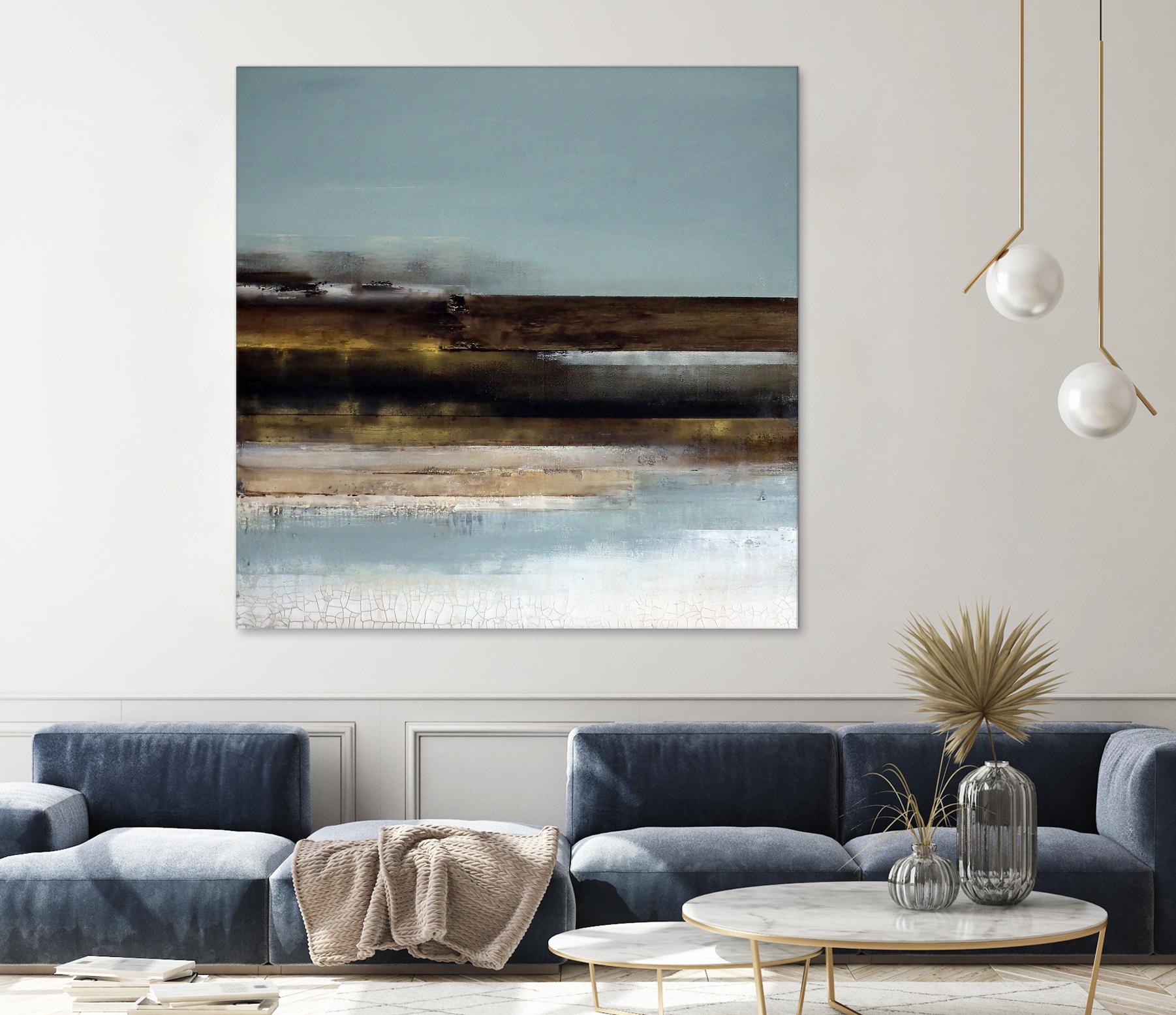 Distant Shore by Susan Cordes on GIANT ART - multi abstracts, contemporary